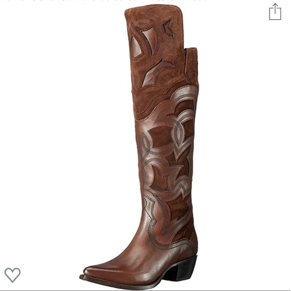 Frye Shoes - Frye embroidered western leather tall boots 7.5